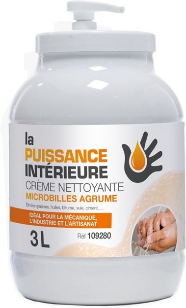 Image sur CREME NETTOYANTE MICROBILLES AGRUME 3L